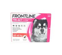 Frontline Tri-Act 3 Pipettes Pour Chiens De 40 À 60 KG
