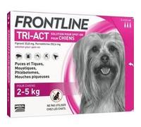FRONTLINE TRI-ACT chien - 2-5kg - 3 pipettes G
