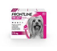 Frontline Tri-act Chien de 2 à 5 kg Boîte de 6 pipettes