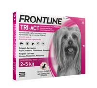 FRONTLINE ¹TRI-ACT chien ANTI puce tique poux flea treatment 1-60 kg 3pipettes