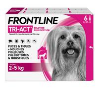 Frontline Tri-act Chien de 2 à 5 kg Boîte de 6 pipettes