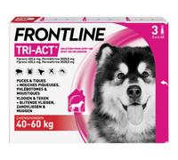Frontline Tri-Act Solution Pour Spot-On Pour Chiens 40-60kg Pipettes 3x6ml