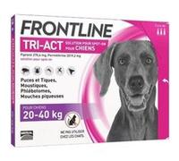 Frontline TriAct chien Antipuces antitiques pour chien L 2040kg 3 pipettes G