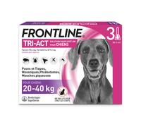 Frontline Triple Action Chien de 20 à 40 kg Boîte de 3 pipettes