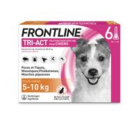 Frontline Triple Action Chien de 5 à10kg Boîte de 6 pipettes