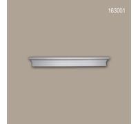 Fronton 163001 Profhome Encadrement de porte design intemporel classique blanc
