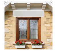 Fronton de dessus de porte Fronton de style chinois sur fenêtre, traverse d'artisan personnalisable pour porte d'entrée, moulure garniture fenêtre pour kits bois intérieur maison(Style 3,L 1.3ft/0.4m)