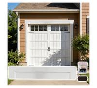 Fronton de dessus de porte Traverse de porte de garage extérieure 1 1.2 1.5 1.7 2 m, fronton style chinois sur porte bois pour porte d'entrée, grande moulure fenêtre ornée(Style 2,L 4.5ft/137cm)