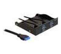 FrontPanel - Delock - 2x USB3.0 pour 3.5 oder 5.25" Schacht G