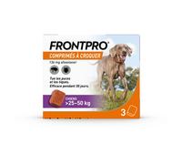 Frontpro Anti-puces et tiques pour Chien 25-50 kg