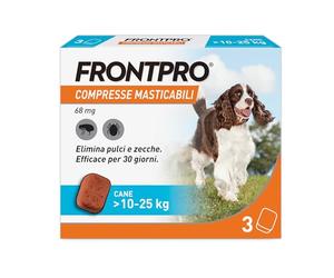FRONTPRO*3CPR 10-25KG 68MG Compresse Masticabili Per Cani