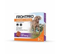 Frontline Frontpro antiparasitaire très Grand Chien 25-50kg Puces et Tiques x3 comprimés