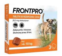 FRONTPRO Flea and Tick Tablets for Dog (4-10 kg) - 3X 28 3mg