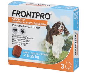 FRONTPRO® Kauwtabletten Hond 10-25 kg Duo Comprimé(S) À Croquer 3 pc(s)