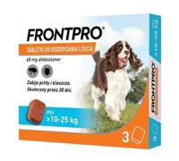 FrontPro Tabletten für Hunde gegen Flöhe und Zecken >10-25kg 3x68mg