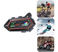 FRoon Haut-parleurs de Casque de Moto, Casque d'interphone Bluetooth avec Partage de Musique, Basses Fortes, Haut-parleurs étanches IPX6 compatibles avec Tous Les Casques,1pcs