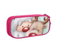 FROON Trousse pour fournitures scolaires et de bureau « Merry Christmas » - Grande capacité - Trousse à crayons de grande capacité pour étudiants, papeterie, boîte à crayons, organiseur de bureau avec