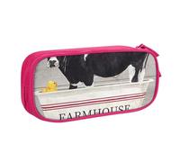 FROON Trousse pour fournitures scolaires et de bureau - Motif vache mignonne - Grande capacité - Trousse à crayons de grande capacité pour étudiants, papeterie, boîte à crayons, organiseur de bureau