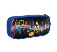 FROON Trousse pour fournitures scolaires et de bureau, note de musique colorée, grande capacité, trousse à crayons pour étudiants, papeterie, boîte à crayons, organiseur de bureau avec fermeture