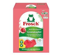 Frosch Granatapfel Lessive en poudre colorée (22 lavages), lessive colorée contre les taches les plus tenaces, protection de la couleur, 1,45 kg, 1,45 kg