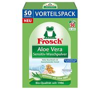 Frosch Lessive en poudre pour personnes allergiques et peaux sensibles à l'extrait d'aloe vera 50 WL 3,3 kg