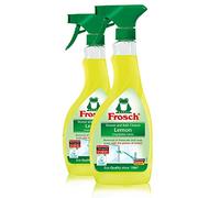Frosch Lot de 2 flacons vaporisateurs de nettoyant pour douche et salle de bain Citron naturel 500 ml