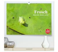 Frosch müsste man sein! (hochwertiger Premium Wandkalender 2026 DIN A2 quer), Kunstdruck in Hochglanz: Das mehr oder weniger aufregende Leben kleiner Frösche