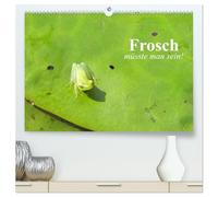 Frosch müsste man sein! (hochwertiger Premium Wandkalender 2026 DIN A2 quer), Kunstdruck in Hochglanz: Das mehr oder weniger aufregende Leben kleiner Frösche