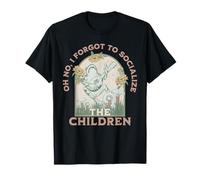 Frosch Oh No J'Ai oublié de socialiser Les Enfants T-Shirt