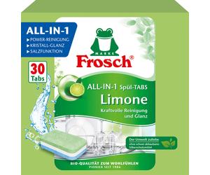Frosch Tablettes Lave-Vaisselle All-in-1 Limone - 30 pièces