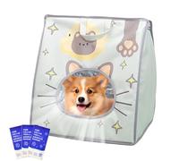 Frost Cat - Chill Pet Pod | Icy Kitten Nook | Structure de refuge respirante et rafraîchissante - Contrôle de la température Mobilité Confort Mode Voyage Système avec modèle de transport pliable pour