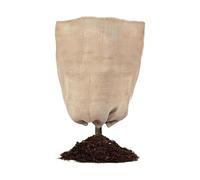 Frost Covers For Outdoor Plants - Burlap Protector With Drawstring, Reusable Shrub And Tree Cover For Winter Cold Weather | Garden Patio Greenhouse Vegetable Flower Protection During Frost Nights