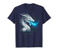 Frost Dragon Ice Flame Bête Fantastique Mythique Cold Fire T-Shirt