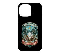 Frost Line Stomp Raquettes Sentier Forêt Hivernale Coque pour iPhone 14 Pro Max