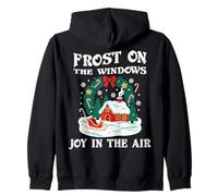 Frost on The Window Christmas Santa Christmas Family Celebration Sweat à Capuche