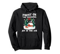 Frost on The Window Christmas Santa Christmas Family Celebration Sweat à Capuche