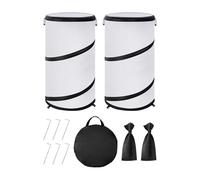 Frost Plant Covers, Winter , Breathable Shade Blanket, Folding Round Protectors, for Greenhouse Gardening Patio Rabbit Squirrel Outdoor Plant Frost Protection Cold Weather 50.8x30.48cm