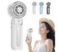 FrostBreeze 3-in-1 Cooling Mist Fan Handheld Pocket Misting Fan (Blue)
