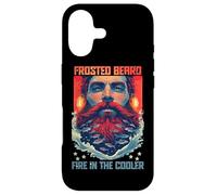 Frosted Beard Fire in The Cooler Coque pour iPhone 17