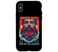 Frosted Beard Fire in The Cooler Coque pour iPhone X/XS