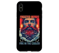 Frosted Beard Fire in The Cooler Coque pour iPhone XS Max