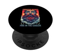 Frosted Beard Fire in The Cooler PopSockets PopGrip Adhésif