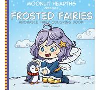 Frosted Fairies: A Cozy Christmas Coloring Book for Adults and Teens: 40 Whimsical Bold and Easy Holiday Scenes of Chibi Fairies, Winter Magic, and Relaxing Festive Fun