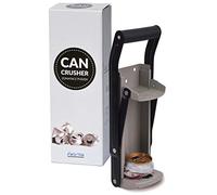 Froster Broyeur de canettes en aluminium avec Décapsuleur, Presse Canette Mural idéal pour le recyclage, Concasseur de boîtes en métal 500ml