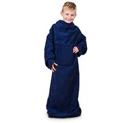 Froster - Couverture avec manche douce et chaude pour enfant, Polaire , bleu, One-size