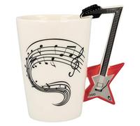 Froster Tasse de Musique Guitare Electrique, Tasse Ceramique 220 ml, Cadeau pour Guitariste Musicien