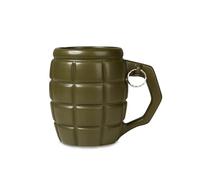 Froster Tasse Grenade Géante - Verte, 790 ml, XXL Tasse 3D en Forme de Grenade à Main