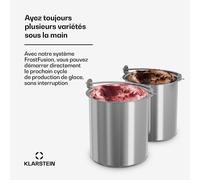FrostFusion bac à glace | 1 litre | acier inoxydable | inoxydable | résistant aux rayures | compatible lave-vaisselle