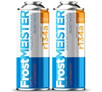 FrostMEISTER Kit Technique 2en1 400 ML pour système de climatisation Automobile avec Flexible, Solution hydrocarbure pour Maintenance