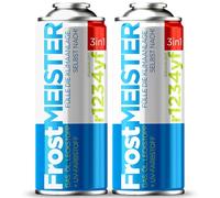 FrostMEISTER Lot de 2 recharges 3 en 1 pour climatisation de voiture - 400 ml - Liquide froid de rechange, huile de compresseur et mastic pour R1234yf (à partir de 2017)